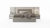 Bedroom Furniture Beds Marina Taupe Storage kit for King size Bed