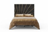 Bedroom Furniture Beds Oro Black King size Bed