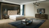 Bedroom Furniture Beds Magic Bed with Smart Walnut Casegoods