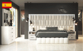 Bedroom Furniture Modern Bedrooms QS and KS Orion Bed with Emporio Nightstands